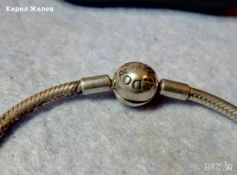 ПАНДОРА Бутикова МАРКОВА СРЕБЪРНА ГРИВНА СРЕБРО S925 ALE PANDORA 15570, снимка 1