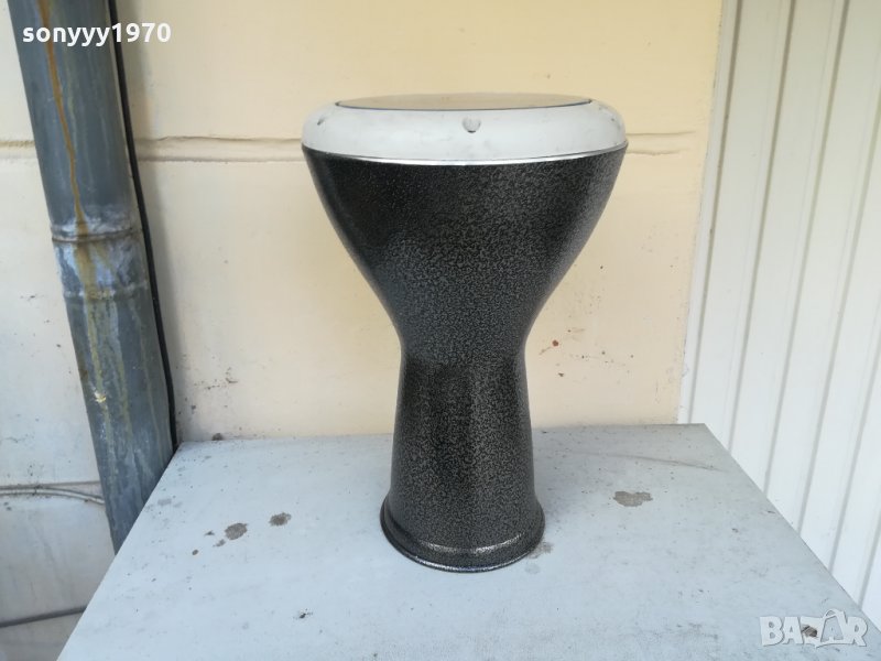 СИВ МЕТАЛИК-ТАРАМБУКА ГОЛЯМА ОТ СИРИЯ 1311211644, снимка 1