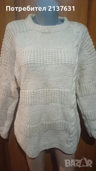 ПЛЕТЕН ПУЛОВЕР от ДОМАШНА ВЪЛНА , снимка 1