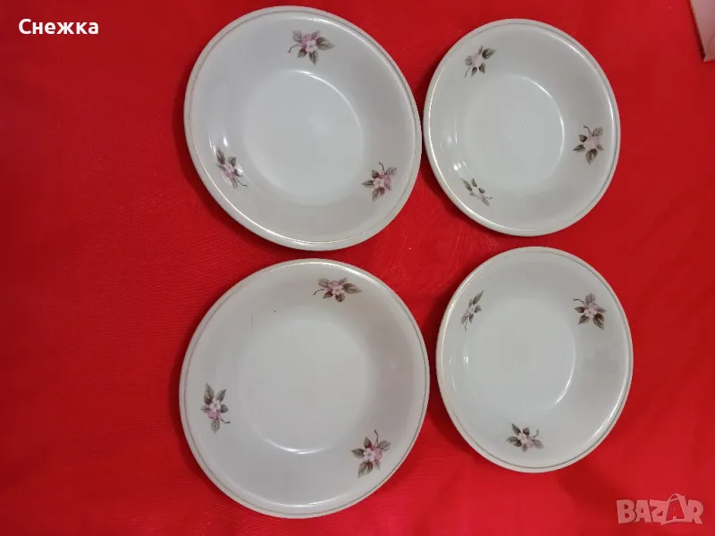 4 броя чинии за супа, снимка 1
