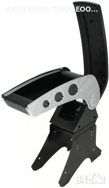 Универсален подлакътник - Сив/Хром с еко кожа., снимка 1