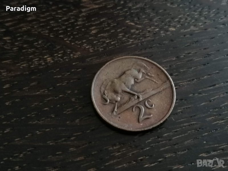 Монета - Южна Африка - 2 цента | 1965г., снимка 1