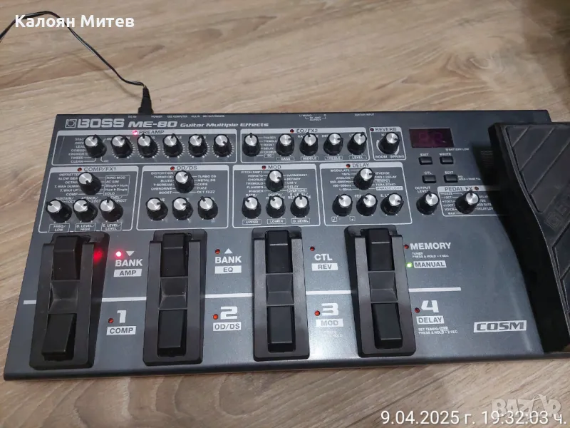 Китарен мултиефект BOSS ME-80, снимка 1