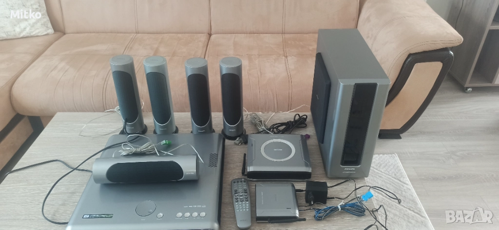 DVD Philips домашно кино с wireless връзка , снимка 1
