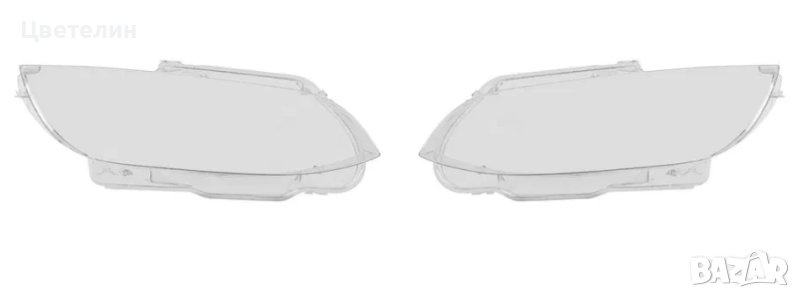 Комплект Стъкла за фар фарове BMW Е92 Е93 ляво и дясно stykla, снимка 1