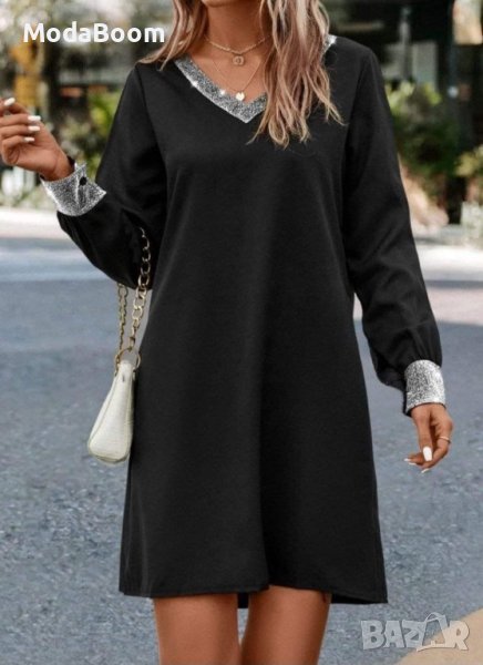 🖤Уникална черна дамска рокля🖤, снимка 1