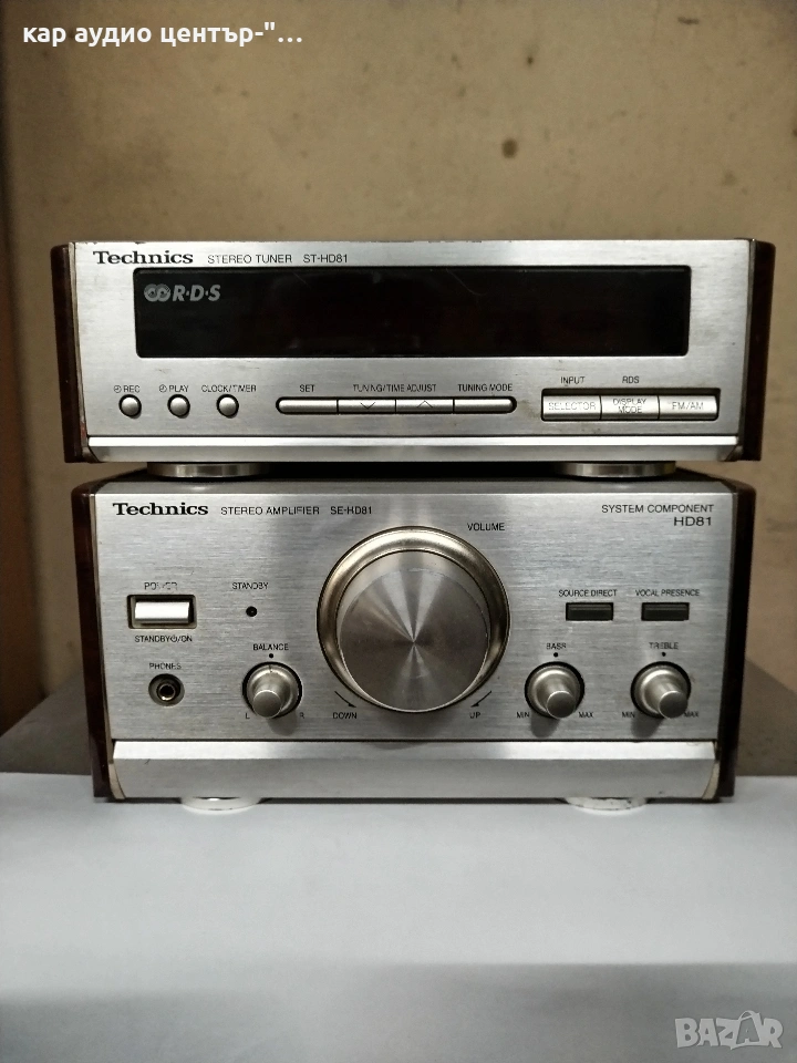 Technics mini audio system HD-81, снимка 1