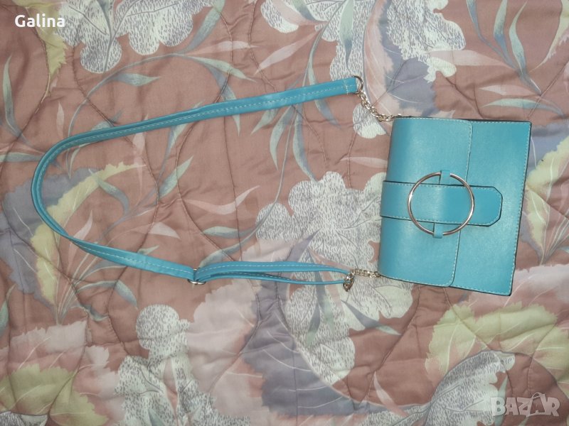 Дамска лятна синя чанта, снимка 1