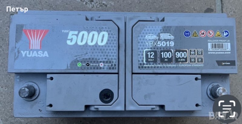 0878217812             Акумулатор YUASA 100 Ah YBX5000, снимка 1