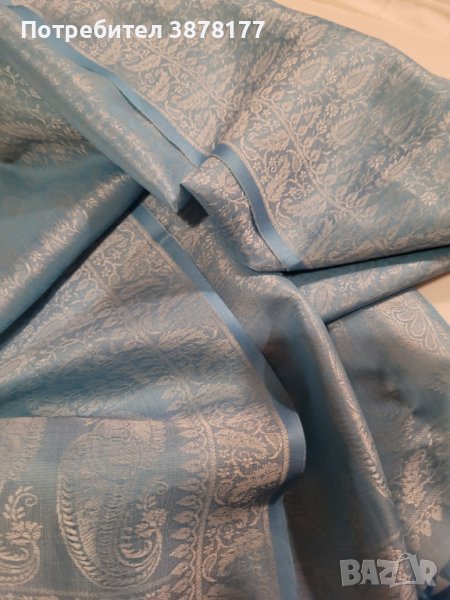 Индийски шал от коприна, снимка 1