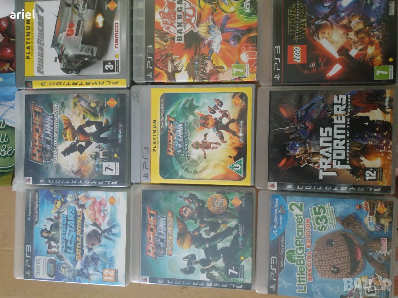 ratchet clanc , transformers, litle planet 2, ridge racer, bacugan all stars ps3 playstation плейсте, снимка 1