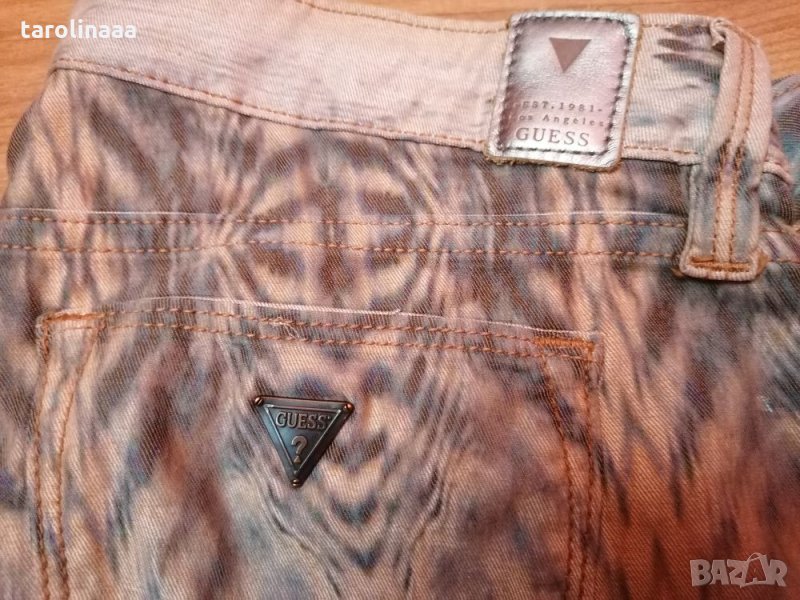 GUESS slim fit jeans /animal Print, размер 29, снимка 1