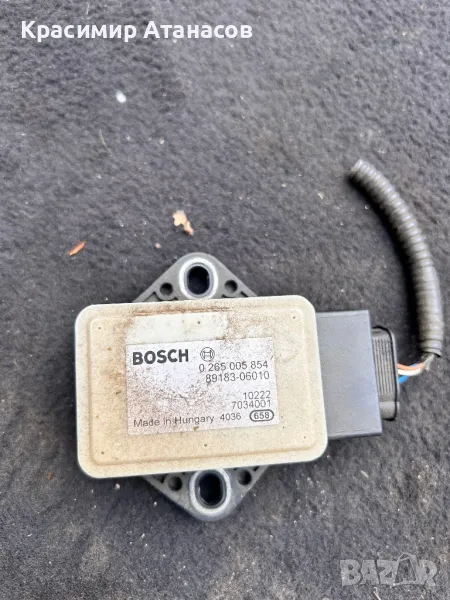 1275100769. Датчик, Надлъжно / напречно ускорение за Тойота Аурис.0265005854, снимка 1