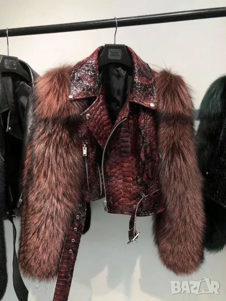 яке естествена кожа косъм , снимка 1