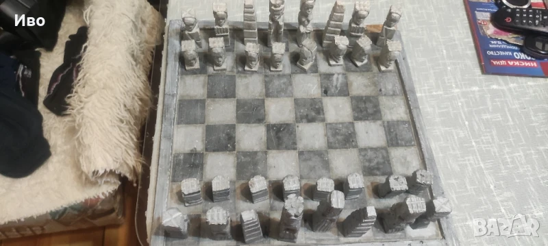 шах от дялан камък, снимка 1