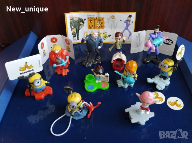 Киндер играчки от серията "Аз, Проклетникът 3" - Миньоните от 2017 г., снимка 2 - Колекции - 43792002