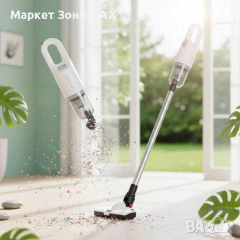 Висококачествена безжична прахосмукачка от 2 части Tilihome Cordless Vacuum Cleaner 