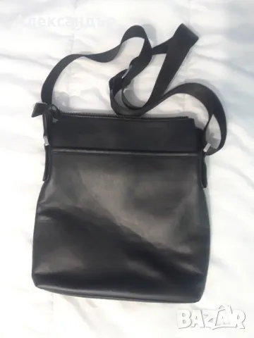Мъжка кожена чанта за през рамо , снимка 2 - Чанти - 49780242