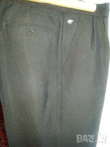 Мъжки панталон марков APOLON - черен нов по широк, снимка 2 - Панталони - 12017299