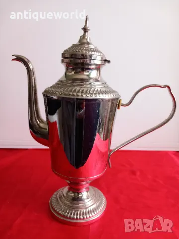 Стара Барокова Кана , Чайник около 1900г, снимка 4 - Антикварни и старинни предмети - 49856497