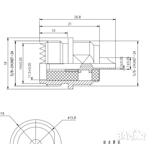 Конектор UHF женски SO239, снимка 5 - Друга електроника - 51899900