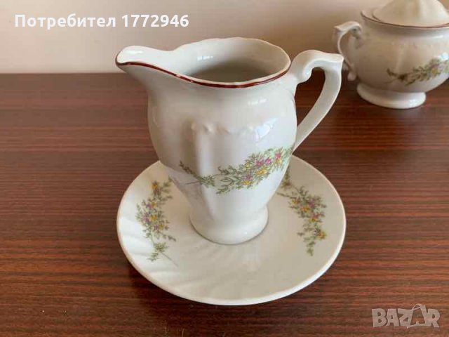 Сервиз за чай с 2 чаши български порцелан Изида, снимка 16 - Антикварни и старинни предмети - 33187102