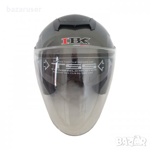 Каска за Мотор 2517/722 Сива, снимка 3 - Аксесоари и консумативи - 32402945