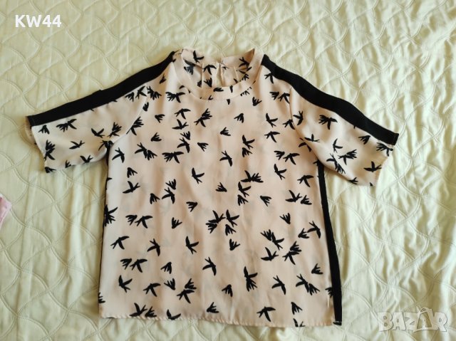 Блуза на птици, снимка 1 - Тениски - 33456374