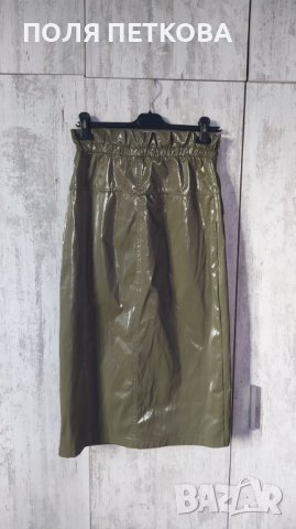 Кожена пола на ZARA, снимка 6 - Поли - 38128425