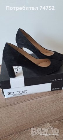 Нови елегантни черни обувки 