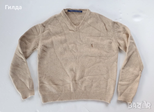 Ralph Lauren Golf 100% вълна пуловер S