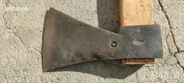 Стара брадва с дълга дръжка#25 , снимка 3 - Антикварни и старинни предмети - 47859850