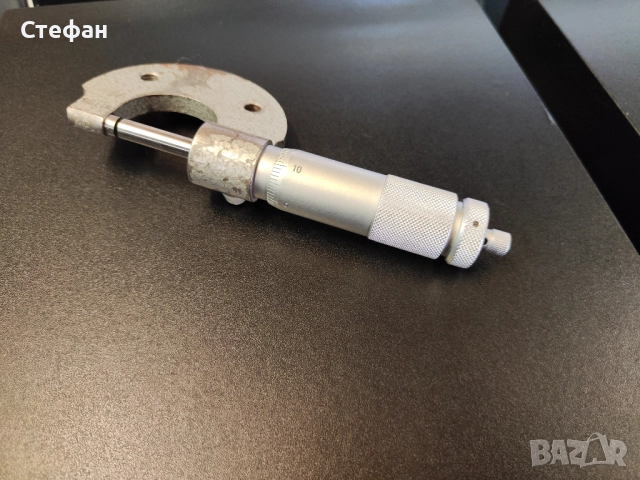 Микрометър от 0 до 25мм. В отлично състояние., снимка 5 - Други инструменти - 51983021