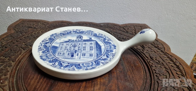 Керамично холандско тиганче , снимка 3 - Декорация за дома - 53459584