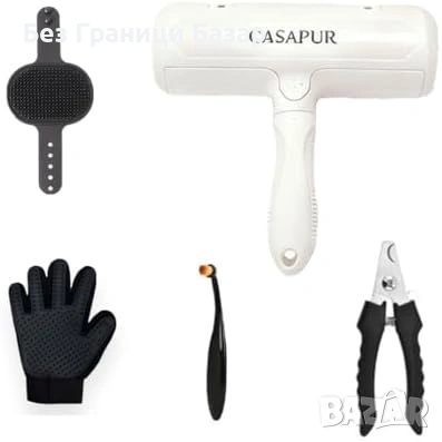 Нов Ролер за косми от домашни любимци, многократен, лесно почистване, снимка 2 - Други стоки за дома - 53535924