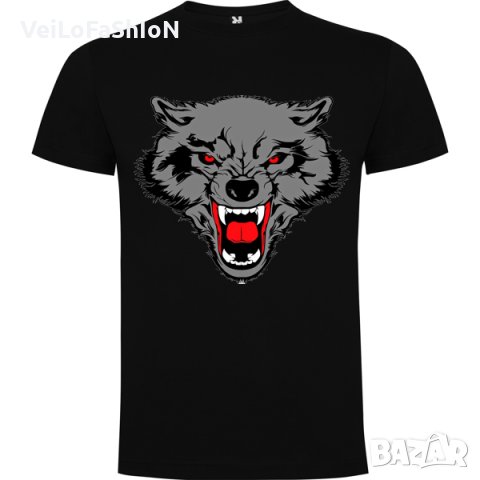 Нова мъжка тениска с Вълк, снимка 1 - Тениски - 43925208