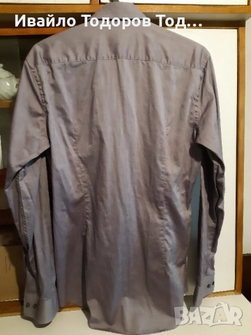 Мъжка бутикова риза с дълъг ръкав Hugo Boss , снимка 4 - Ризи - 51554652