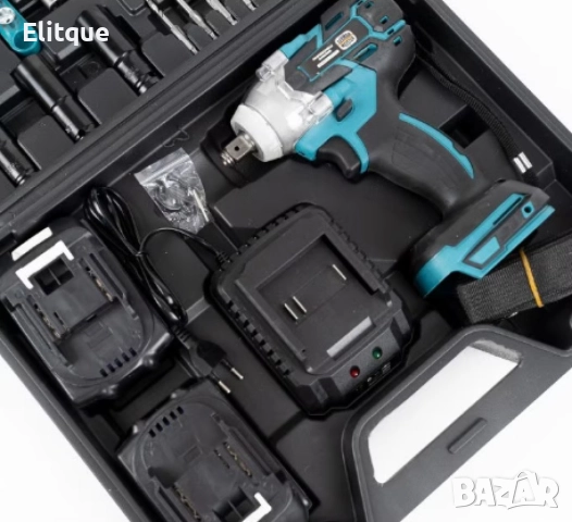 Акумулаторен гайковерт KraftRoyal 36V - Мощен и многофункционален инструмент с комплект аксесоари - 