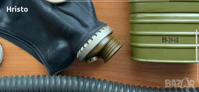 Пълен комплект противогаз ГП-5 (черен) , снимка 10 - Колекции - 53239038