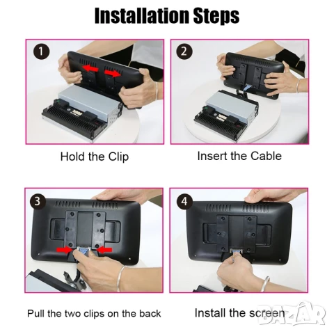 10" 1-DIN мултимедия с Android 12, 8-core, 4/64GB, RDS, снимка 5 - Аксесоари и консумативи - 47733166