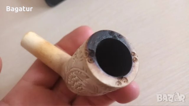 Лула винтидж, морска пяна,резба,стара, снимка 6 - Антикварни и старинни предмети - 49177041