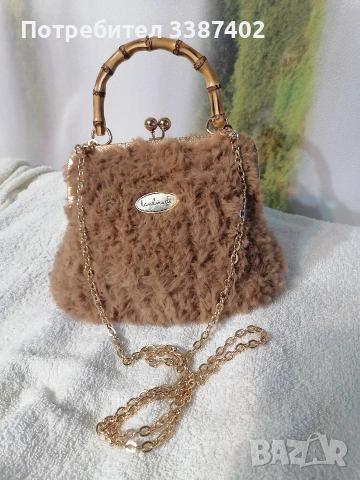 плетена кокетна чантичка, снимка 2 - Чанти - 53207907