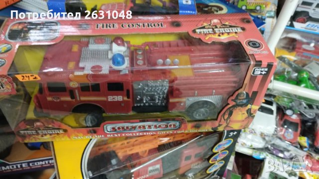 детска играчка пожарна на батерии., снимка 2 - Коли, камиони, мотори, писти - 43208558