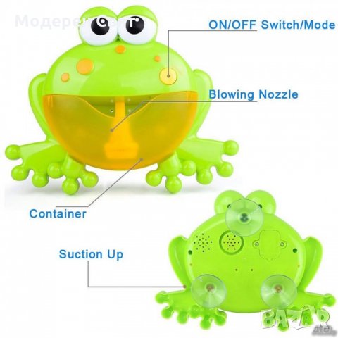 Музикална жабка за балончета , снимка 3 - Музикални играчки - 34965579