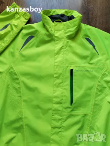 Endura Gridlock II Waterproof Cycling Jacket in High Vis Yellow - мъжко вело яке КАТО НОВО Л, снимка 4 - Якета - 50073167
