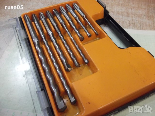 Свредла 8 бр. комплект "MISTER TOOL - SDS - Plus" нови, снимка 6 - Други инструменти - 43049280