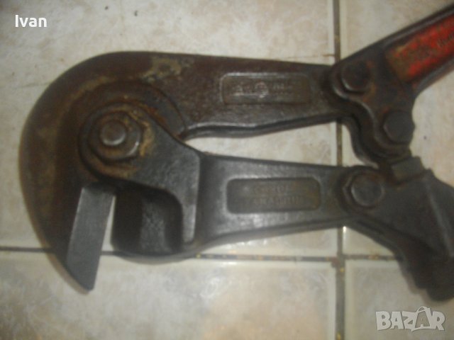 Ножица Рязане На Арматура-Старо Качество-Голяма-Различни-НРБ/Германия/Холандия-Отлични-1050мм-750мм, снимка 8 - Други инструменти - 43806101