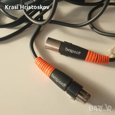 Професионален аудио кабел bespeco, снимка 2 - Други - 47412784
