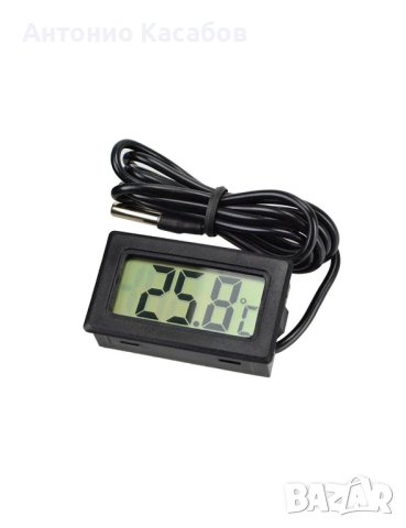 Електронен термометър с LCD дисплей и сонда 1м, снимка 1 - Друга електроника - 43506565
