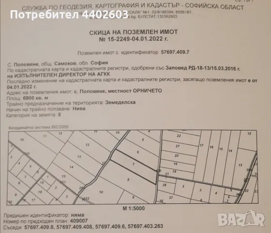 Земя 7000кв.м, снимка 2 - Парцели - 49322174